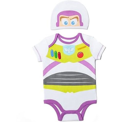 Disney Cosplay Baby Bodysuit & Hat Set Newborn to Infant Sizes