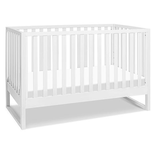 White Davinci Hunter 3-in-1 Convertible Crib, White, Easy Assemble, Greenguard Gold Certified