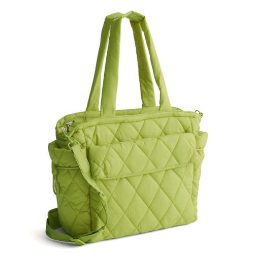 Welland Diaper Bag Tote - Spinach Green
