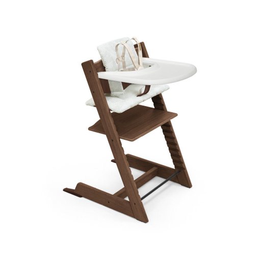 Stokke Tripp Trapp Wood High Chair with Tray: Classic Scandinavian Design