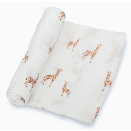 Muslin Swaddle, Giraffe