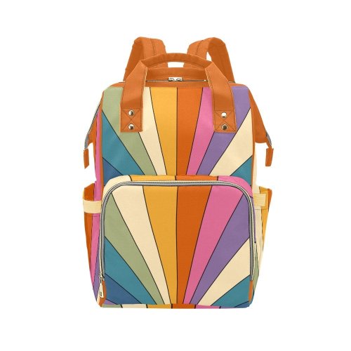 Baby Bag, Diaper Bag, Multi-Function Backpack, Overnight Bag, Retro, Mummy Bag, Mommy Bag, Nappy Bag, Baby Shower Gift, Alternative Baby Bag