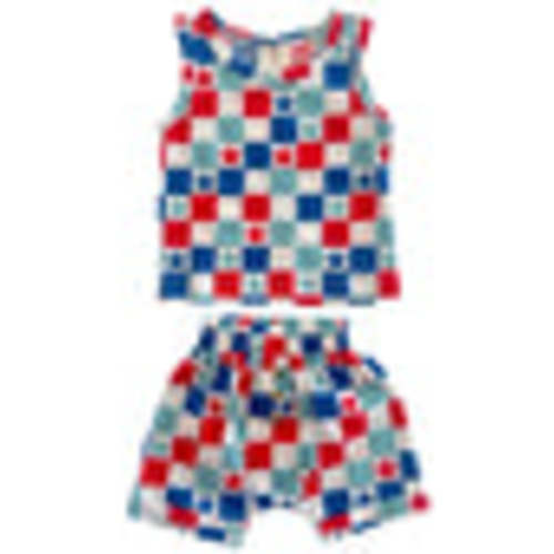 Red, White & Blue Checkerboard / Organic Tank & Short Set – SpearmintLOVE