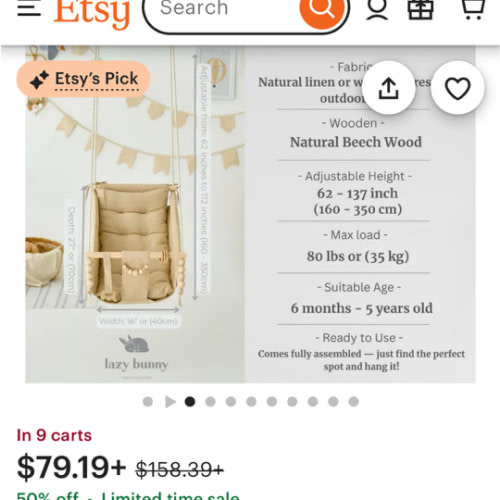 Outdoor Garden Baby Swing Schaukel Balançoire With Playing Beads Garden Swing, Gift for Baby, Wood Swing, Swing With Pillow - Etsy