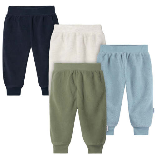 4-Pack Baby Boys Oatmeal Heather Fleece Pants – Gerber Childrenswear