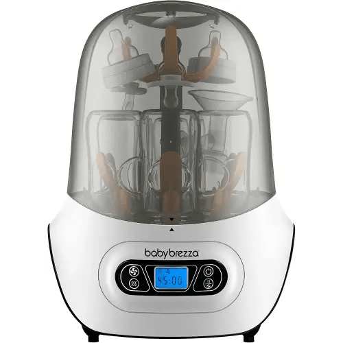 Baby Brezza Baby Bottle Sterilizer and Dryer Machine – Electric Steam Sterilization - Universal Fit - Pacifiers, Glass, Plastic, and Newborn Feeding Bottles