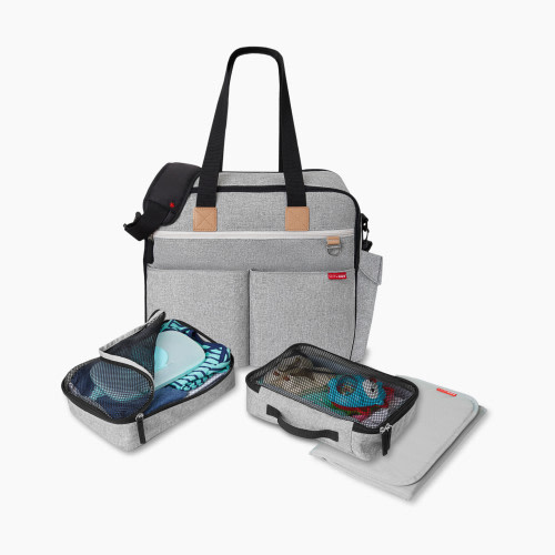 Skip Hop Duo Weekender - Grey Melange