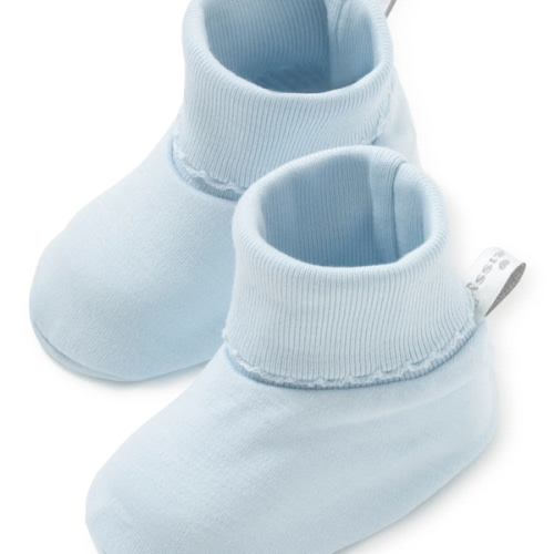 Blue Kissy Basics Booties