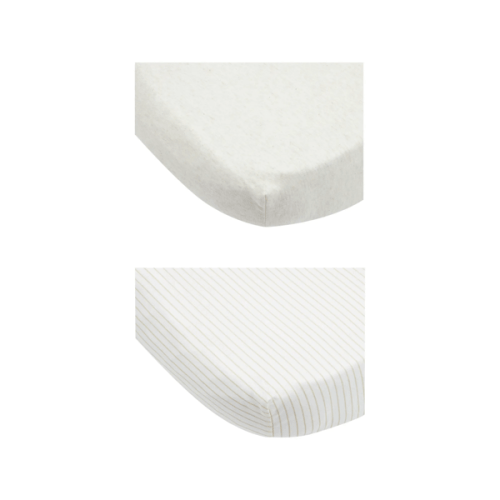 Anko 2 Pack Cotton Jersey Fitted Co-Sleeper Bassinet Sheets