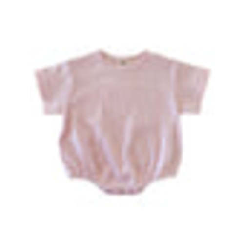 Pink Stripe / Organic Ribbed T-Shirt Bubble – SpearmintLOVE
