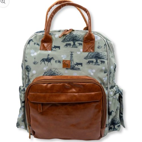 Sweet Grass Diaper Bag Backpack – Cowkid Clothing Company