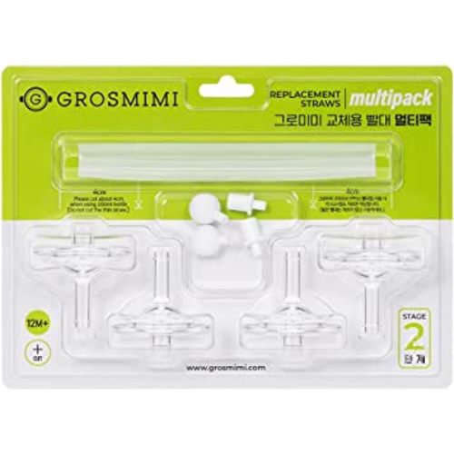 Grosmimi Replacements (Straw Kit 2-Counts, Stage 2)