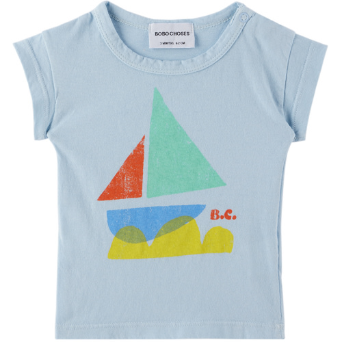 Baby Blue Sail Boat T-Shirt