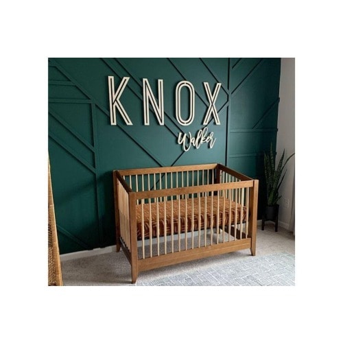 Custom Wood Baby Name Sign | Letter Wall Art | Kids Room Art | Wall Art for Nursery | Baby Name Sign | Kids Room Decor | Wooden Sign | Boho