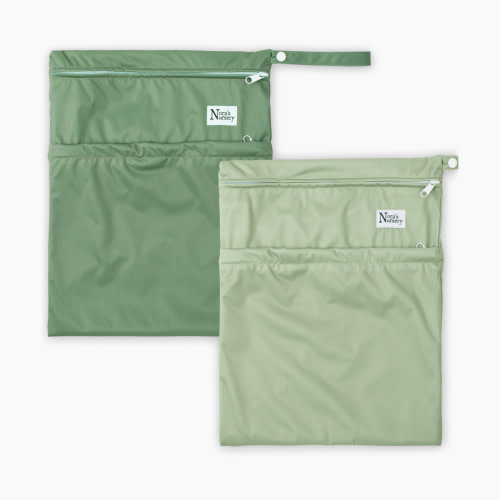 Nora's Nursery Wet Dry Bags (2 Pack) - Garden
