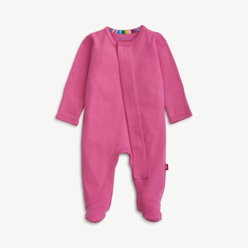 berry wine organic organic cotton magnetic parent favorite footie – Magnetic Me
