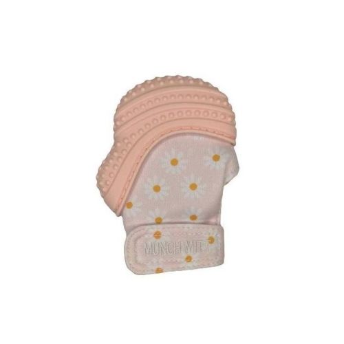 Malarkey Kids Munch Mitt Teether, Color: Pink Daisies