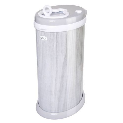 Ubbi Diaper Pail - Woodgrain Gray