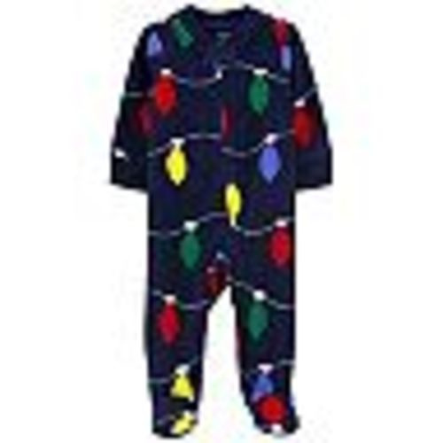 Baby Carter's Christmas Lights Zip-Up Fleece Sleep & Play