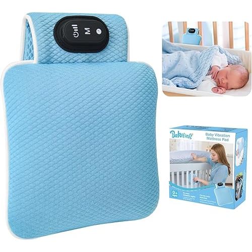 Baby Vibrating Sleep Soother, Baby Sleep Aid, Portable Baby Soothers for Sleep, 3 Adjustable Vibration Modes, 90 Min Timer, Baby Sleep Soother for Home & Travel, Use for Cribs & Strollers