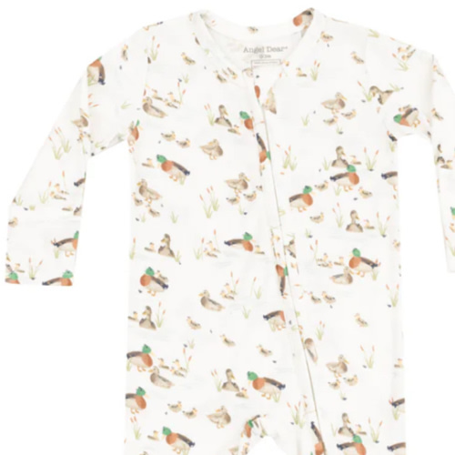 2 Way Zipper Footie - Duckling Families – Angel Dear
