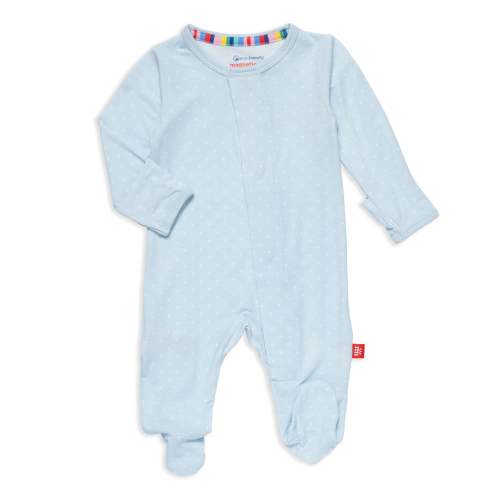 Magnetic Modal Pin Dot Blue Footie