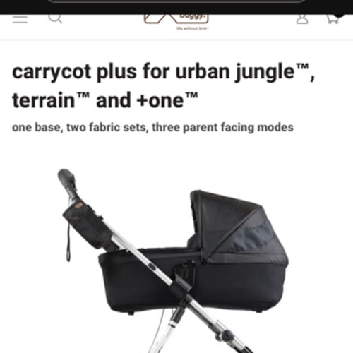 carrycot plus™ for urban jungle™ and terrain™ stroller | Mountain Buggy®