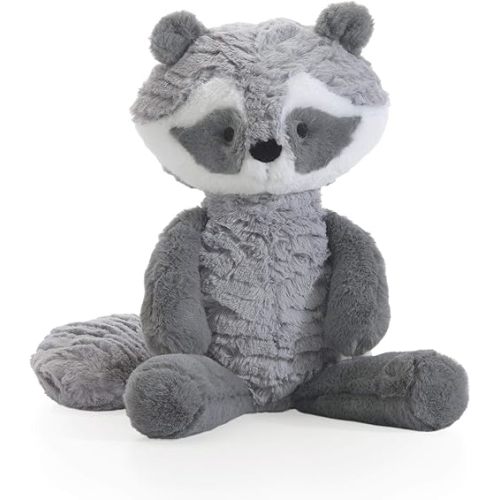 Lambs & Ivy Little Woodland Raccoon Plush,Suki, Gray