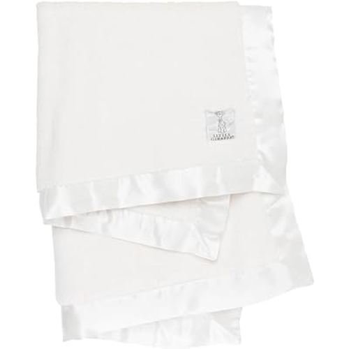 Little Giraffe Baby Blanket - Luxe Soft Blanket with Satin Trim - Baby Stroller Blanket - Newborn Baby Essentials & Baby Gifts - 29x35" - Cream