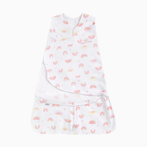 SleepSack Swaddle Cotton - Sunshine Rainbows