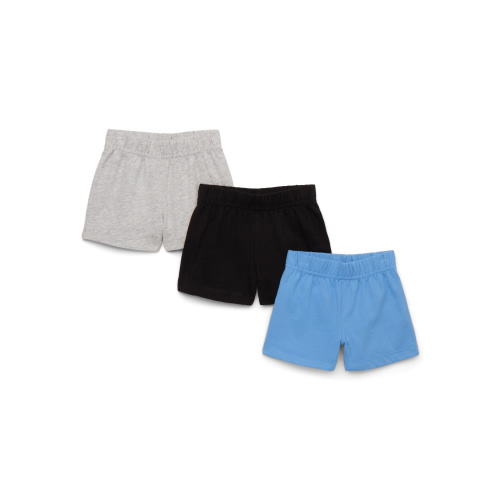 Garanimals Baby Boy Jersey Shorts Multipack, 3-Pack, Sizes 0-24 Months