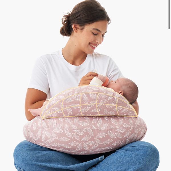 Adjustable Nursing Pillow in Classic Grey – Momcozy