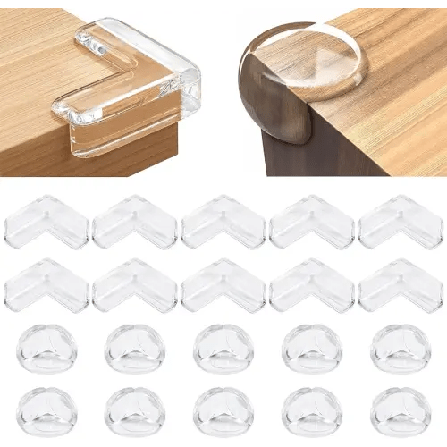 20 Pack Corner Protector Baby, Table Corner Protectors for Baby Guards Clear for Furniture Corner Protectors Proof Covers Baby Safety