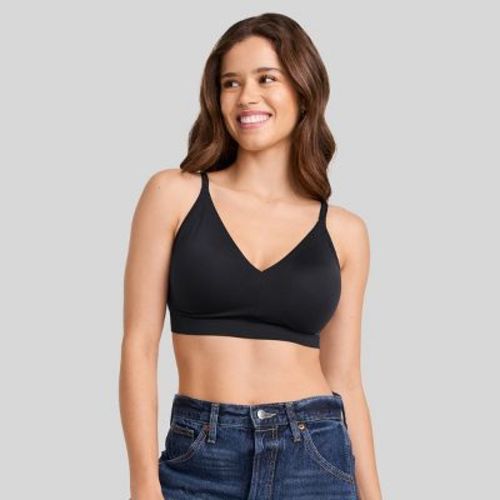 Jockey Generation™ Seamfree® Light Lift Bralette - Black S: Wireless, Adjustable Straps, Medium Coverage