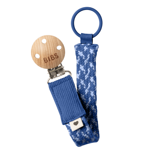 Pacifier Clip - Cornflower/Dusty Blue