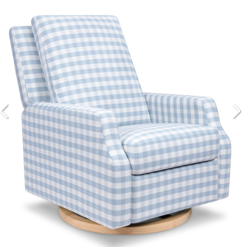 Namesake Crewe Recliner and Swivel Glider with Wood Base - 2Modern