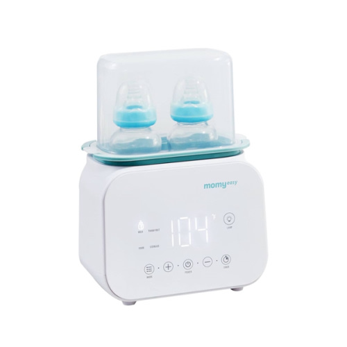 MOMYEASY Bottle Warmer, Fast Baby Bottle Warmer for Breastmilk Formula, 7-in-1 Food Heater&Breast Milk Defrost with LCD Display, Baby Formula Warmer for All Bottles with 24H Temperature Control