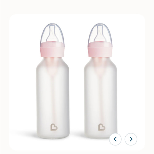 Bond® Silicone Glass Bottle 8oz, 2pk | Munchkin