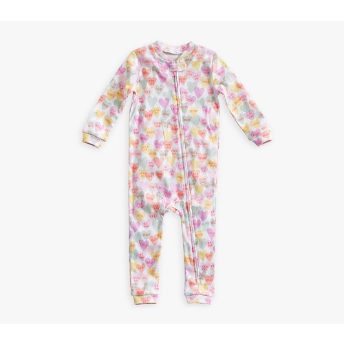 Rifle Paper Co. Candy Heart Organic Cotton Baby Pajama