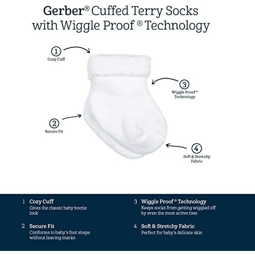 Gerber Baby 12-pair Sock Bundle
