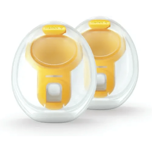 Medela Hands-Free Collection Cups, Compatible with Freestyle Flex, Pump in Style with MaxFlow, and Swing Maxi Electric Breast Pumps, 1 Set of 2 Cups