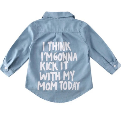 KICK IT WITH MOM Shirt - Hazel & Bo