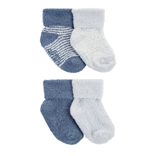 Baby Carter's 4-Pack Foldover Chenille Socks