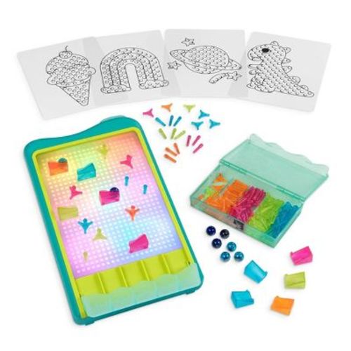 B. Toys Light-up Marble Drop - Marble Run & Peg Art Playset