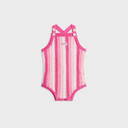 Kith Baby Open Knit Romper - Canna