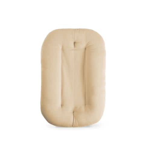 Baby Lounger for Newborn, Bionic Design Baby Lounger, Soft Organic Cotton Breathable Lounger for Infants 0-18 Months (Apricot)