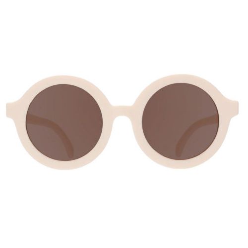 Babiators Euro Round Children’s Navigators Uv Sunglasses Bendable Flexible Durable Shatterproof Baby Safe - Sweet Cream - Ages 0-2