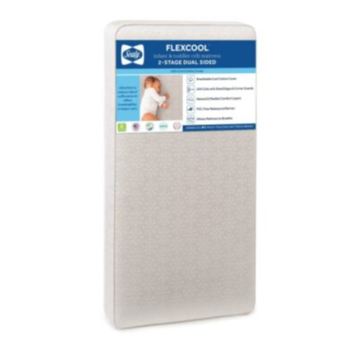 Sealy FlexCool 2-Stage | Baby Crib Mattress | Toddler Mattress |