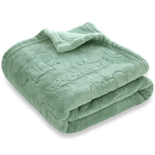 BORITAR Baby Blanket for Boys Girls Ultra Soft Fleece Warm and Lightweight Animal Blankets for Infant Toddler Newborn, 30x40 Inch, Sage Green