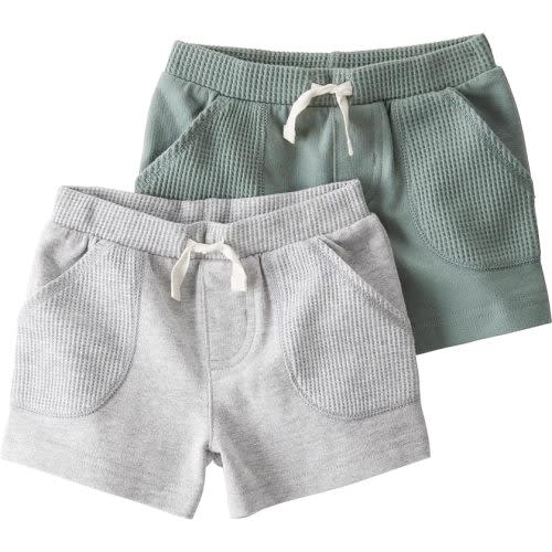 little planet by carter's Baby 2-Pack Shorts Made with Organic Cotton